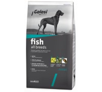 Golosi Fish con pesce e riso per il cane adulto di qualsiasi taglia da 12 kg